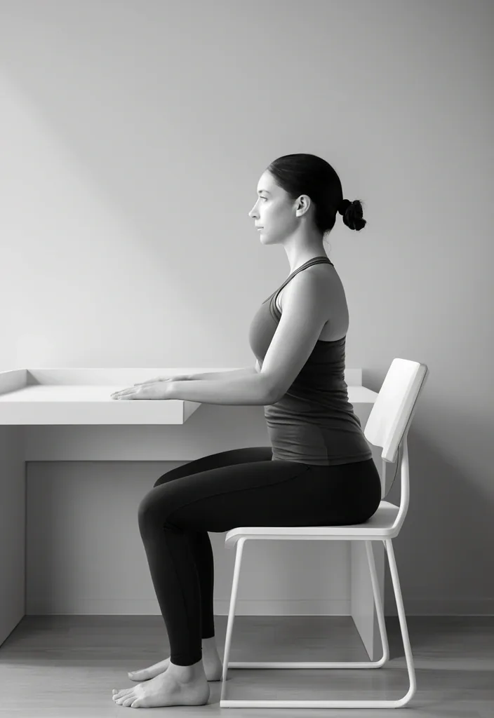 Posture assise correcte